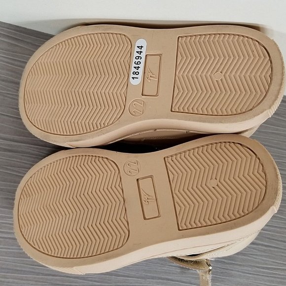 Giuseppe Zanotti Leather Crystal-Strap High-Top Sneaker, Toddler Size 6.5 / 22 - Picture 7 of 8